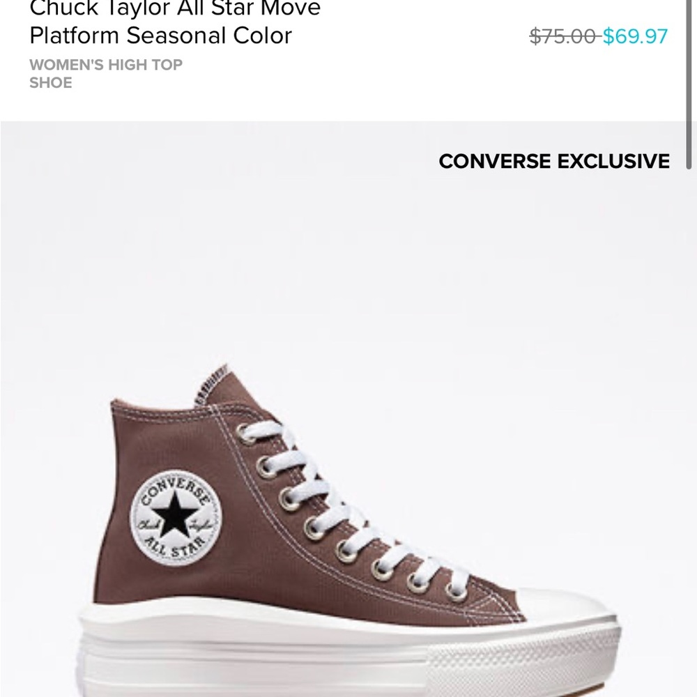 Chuck Taylor All Star Move Platform Seasonal Color